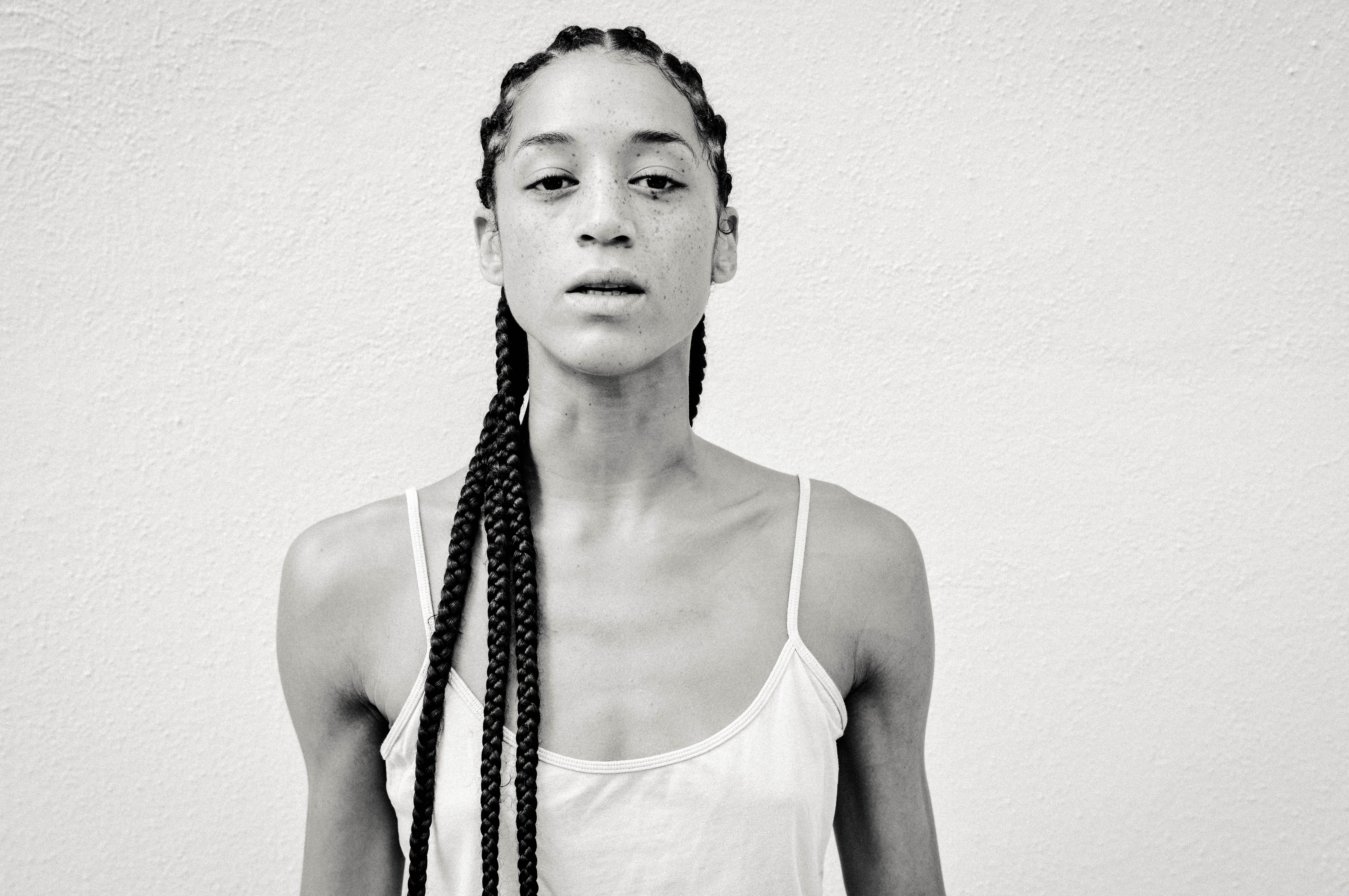 Alanna black and white portrait